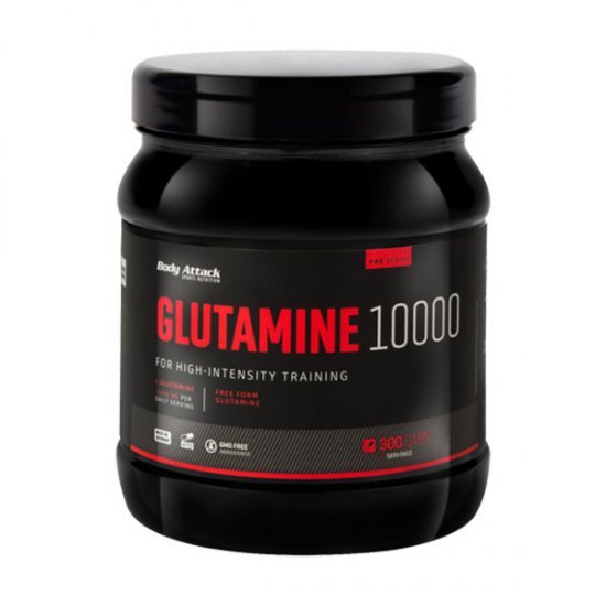 کپسول گلوتامین 10000 بادی اتک | 300 عدد | مناسب برای متابولیسم پروتئین‌ها و مناسب برای افراد با فعالیت بدنی بالا